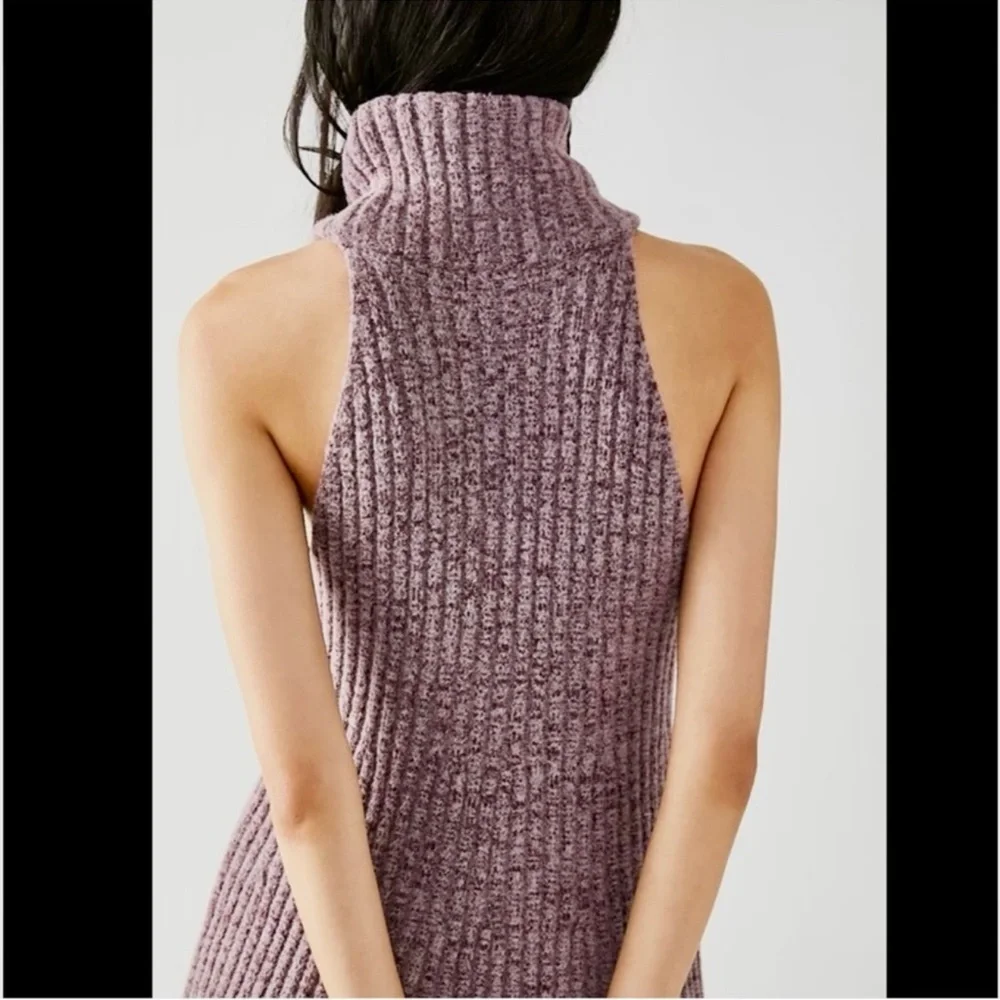 Free People Claude Lavender Knit Dress
